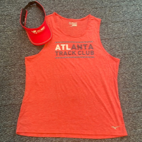 Mizuno Other - EUC Atlanta Track Club Tank and Visor